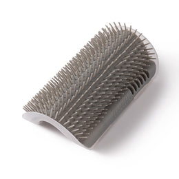 Coathaus Cat Self-Groomer Corner Brush in Graphite