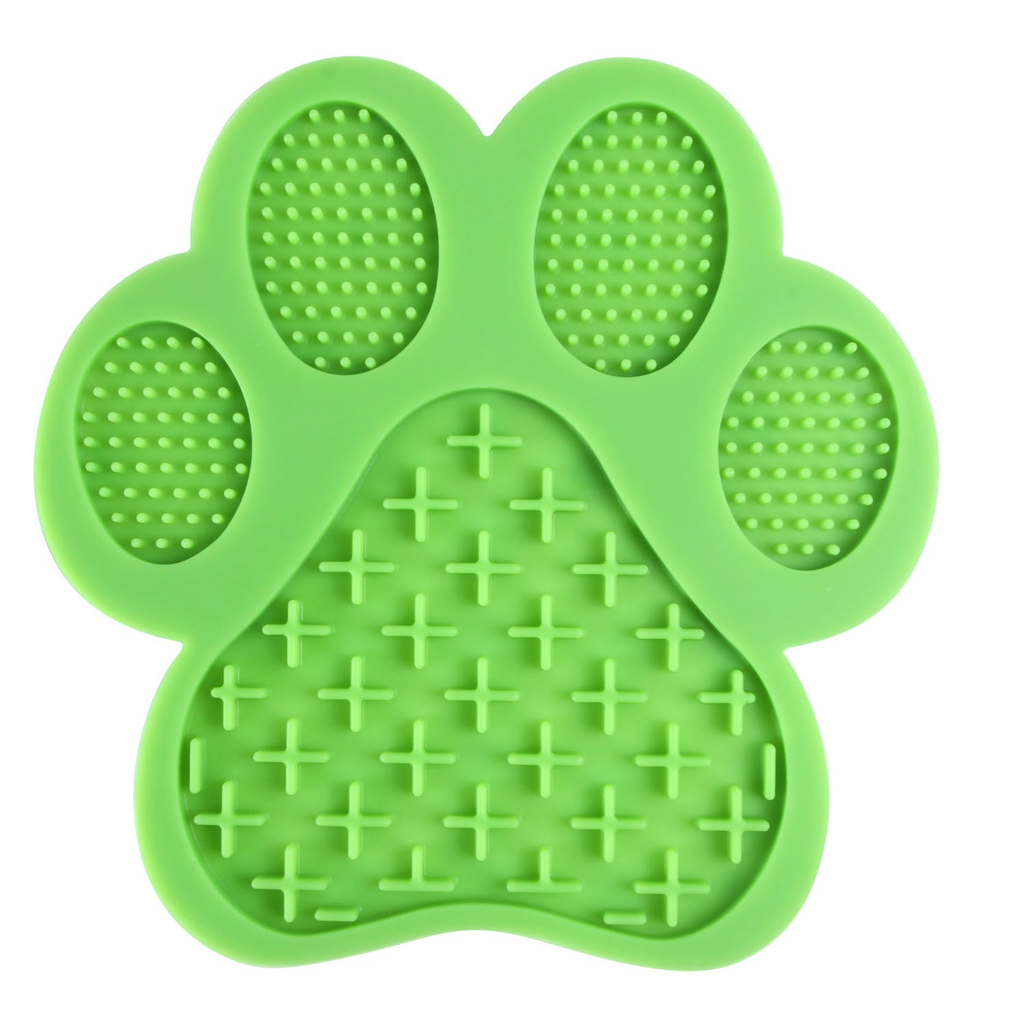 Paw lick mat in Sage Green, top view
