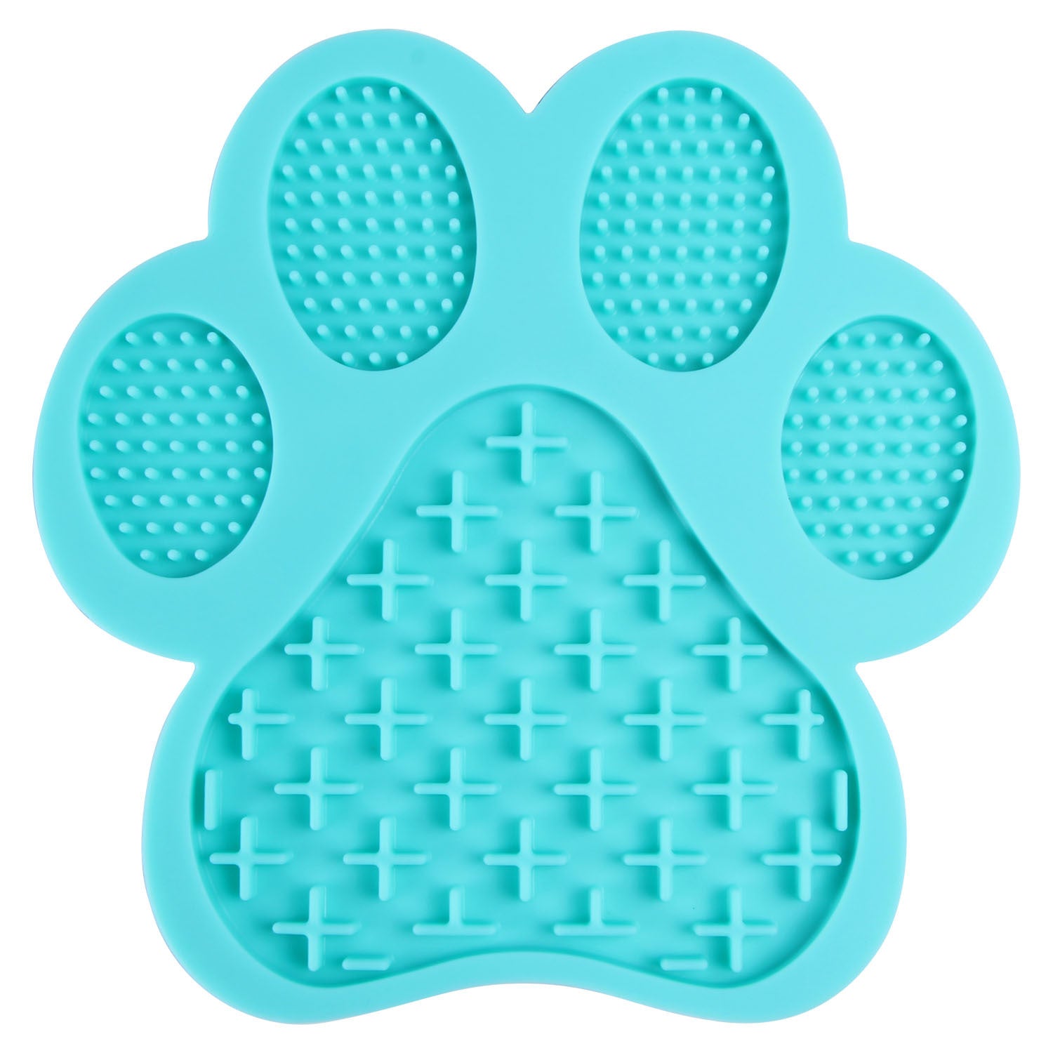 Paw lick mat in Sky Blue, top view